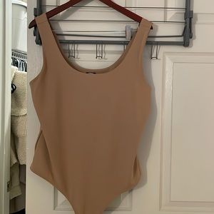 Tan Body Contour Bodysuit